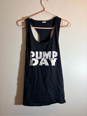 Revolution Black Tank Top with White Label
